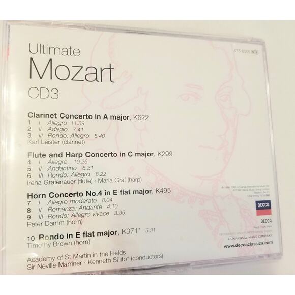 Mozart Ultimate 5CD Set The Essential Masterpieces. 4 are NIB and 1 Like New CD - Picture 8 of 14